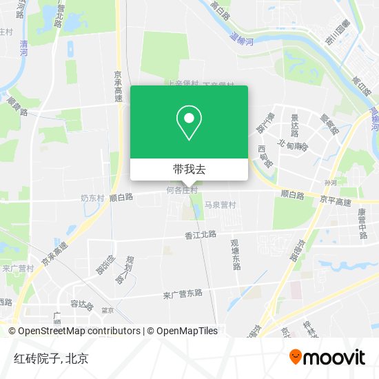 红砖院子地图