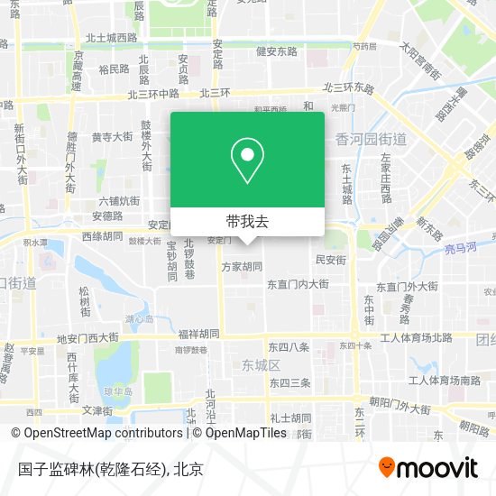 国子监碑林(乾隆石经)地图