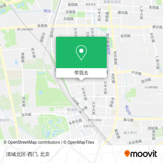 清城北区-西门地图
