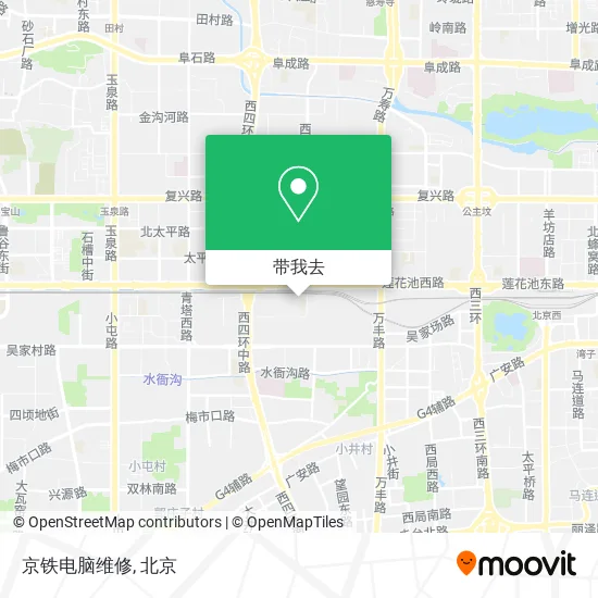 京铁电脑维修地图