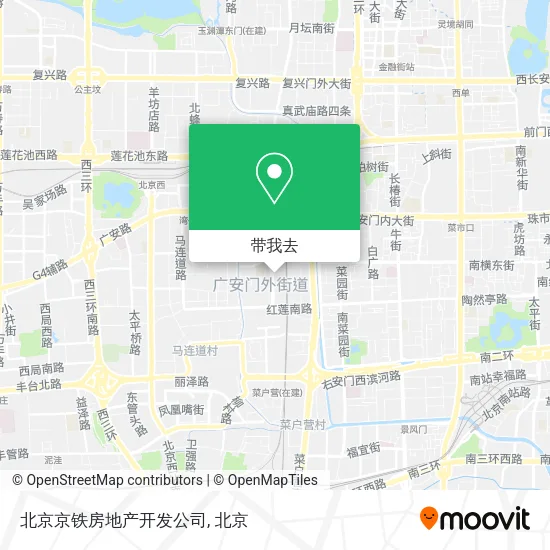 北京京铁房地产开发公司地图
