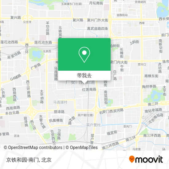 京铁和园-南门地图