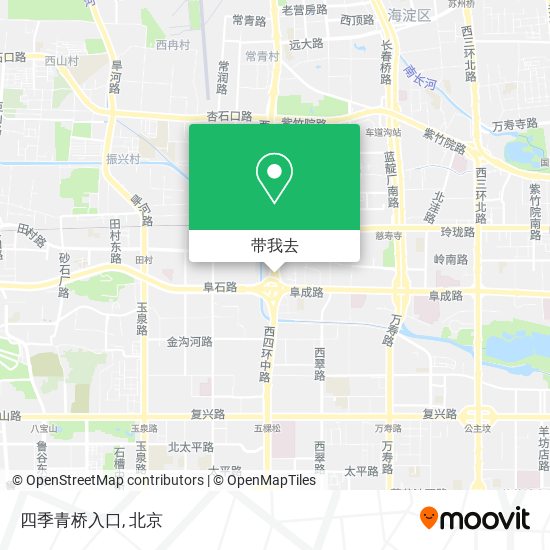 四季青桥入口地图