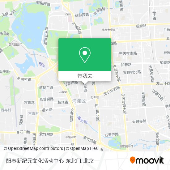 阳春新纪元文化活动中心-东北门地图