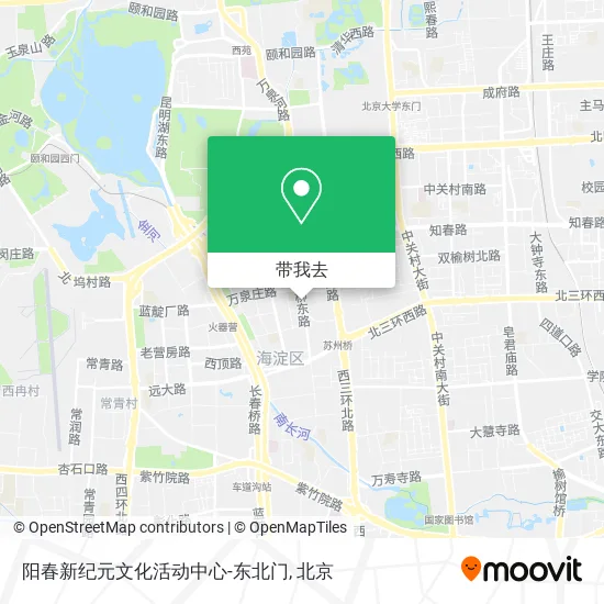 阳春新纪元文化活动中心-东北门地图