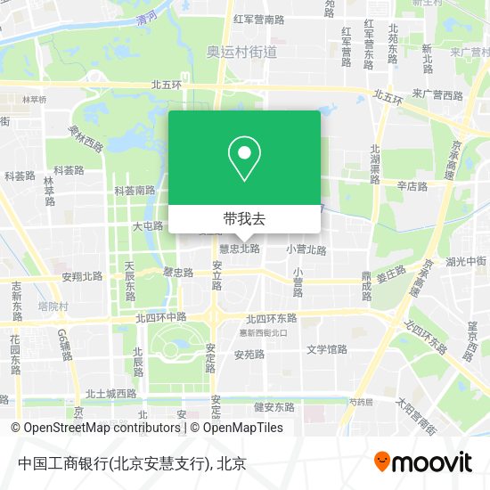 中国工商银行(北京安慧支行)地图
