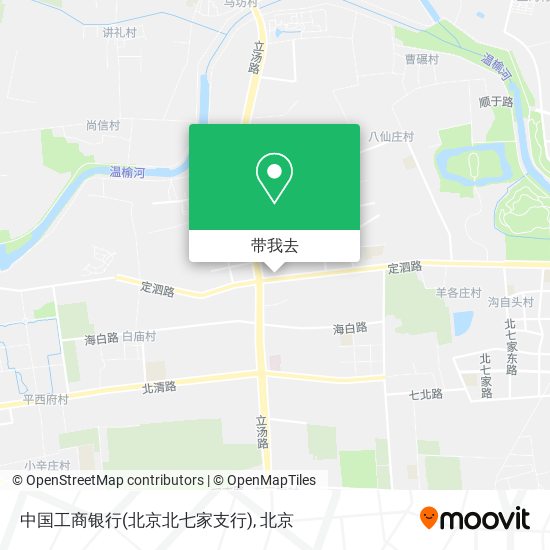 中国工商银行(北京北七家支行)地图