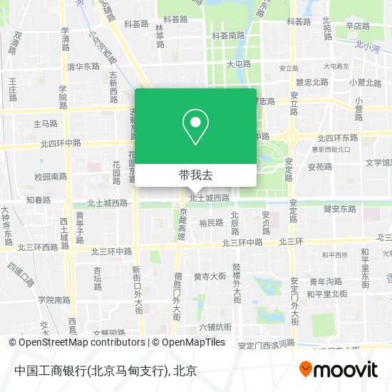 中国工商银行(北京马甸支行)地图