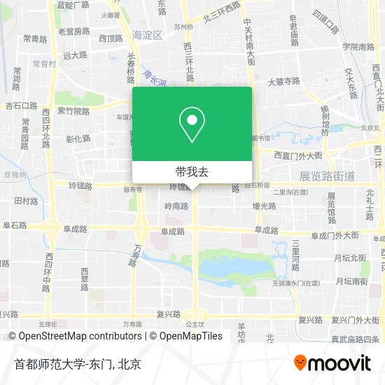 首都师范大学-东门地图