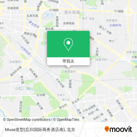 Muse造型(忘归国际商务酒店南)地图