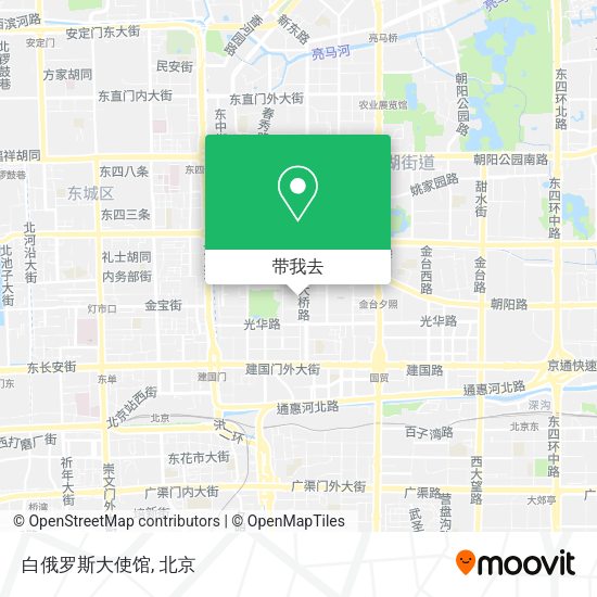 白俄罗斯大使馆地图