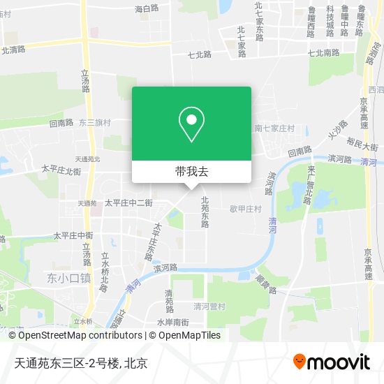 天通苑东三区-2号楼地图