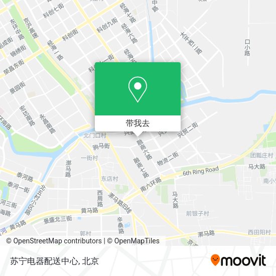 苏宁电器配送中心地图