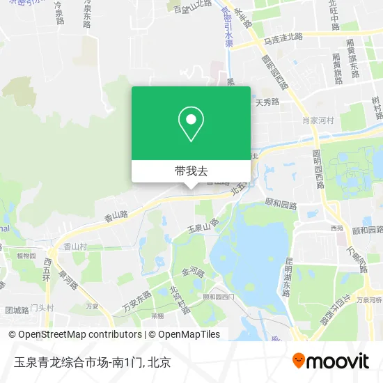 玉泉青龙综合市场-南1门地图