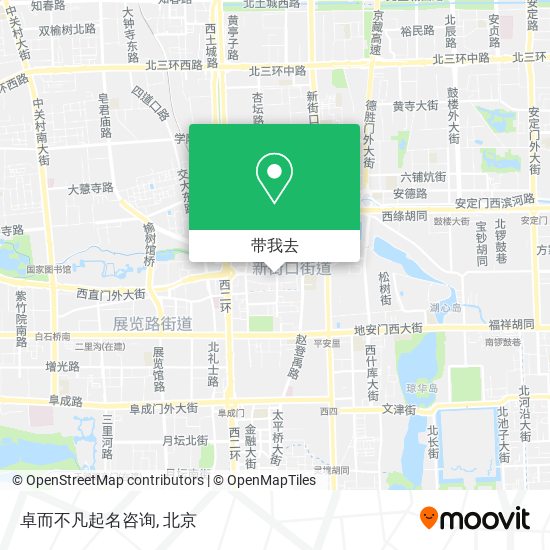 卓而不凡起名咨询地图