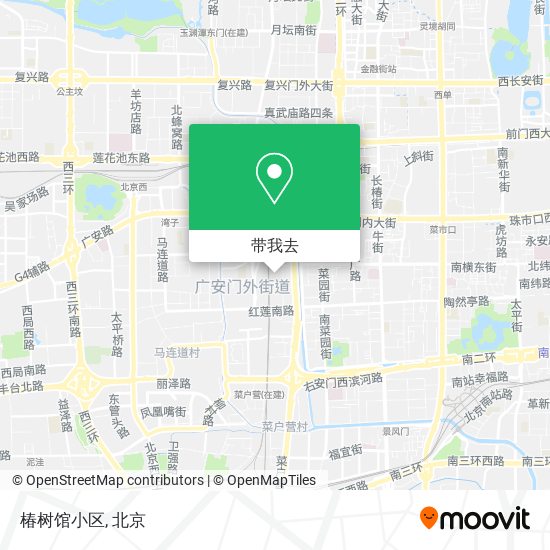 椿树馆小区地图