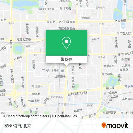 椿树馆街地图
