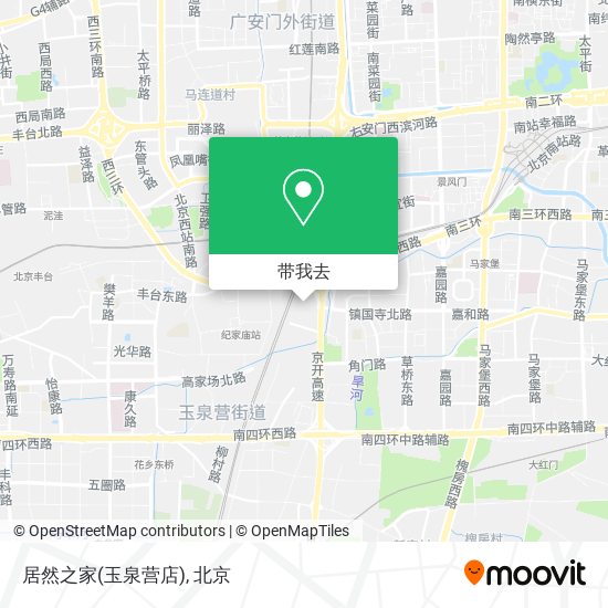 居然之家(玉泉营店)地图