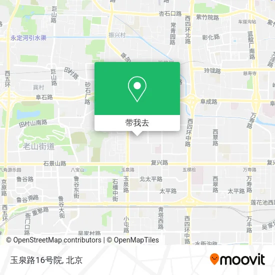 玉泉路16号院地图