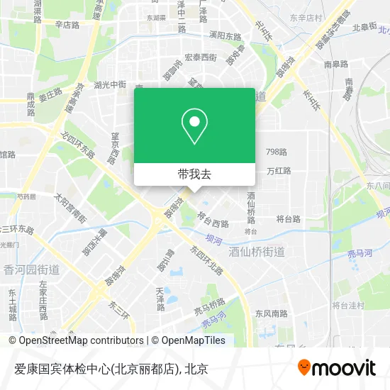 爱康国宾体检中心(北京丽都店)地图