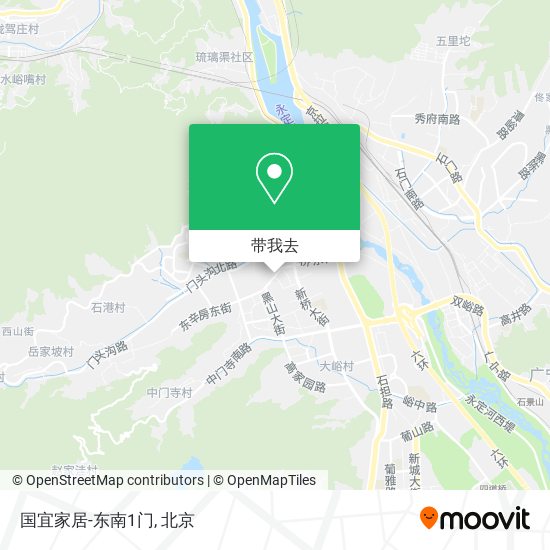 国宜家居-东南1门地图