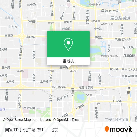 国宜TD手机广场-东1门地图