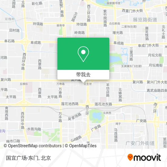 国宜广场-东门地图