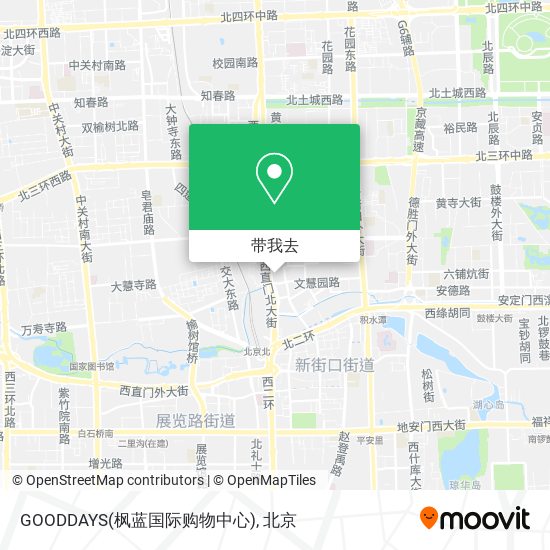 GOODDAYS(枫蓝国际购物中心)地图