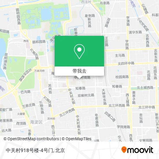 中关村918号楼-4号门地图