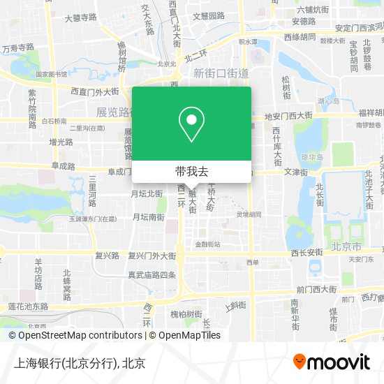 上海银行(北京分行)地图