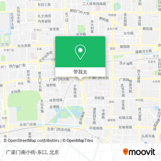 广渠门南小街-东口地图