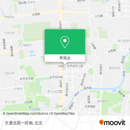 天通北苑一区南地图