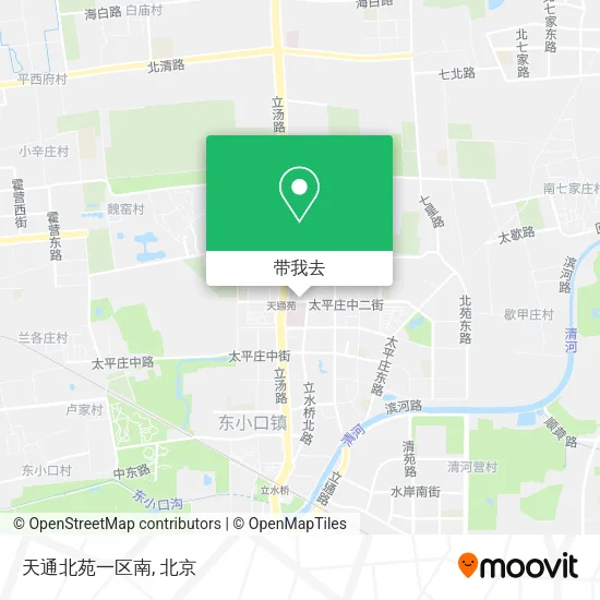 天通北苑一区南地图