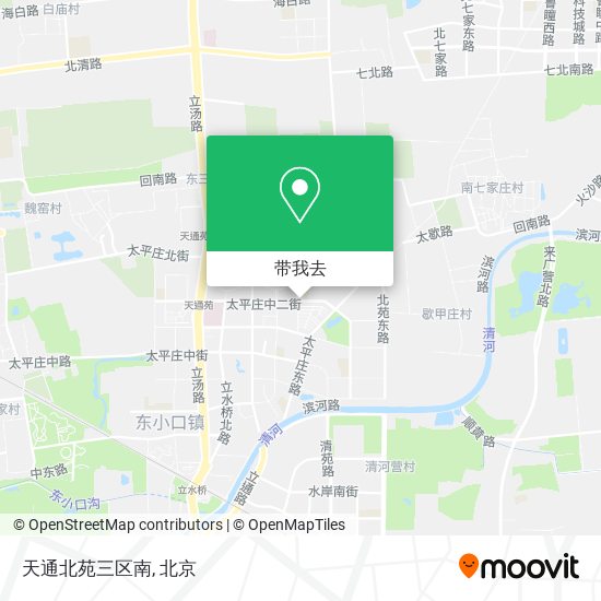 天通北苑三区南地图