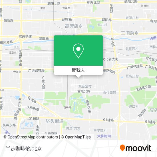 半步咖啡馆地图