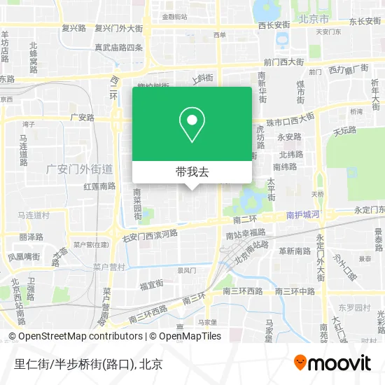 里仁街/半步桥街(路口)地图