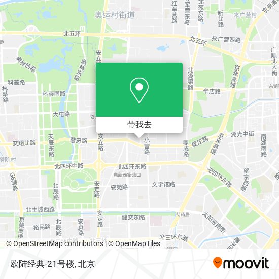欧陆经典-21号楼地图