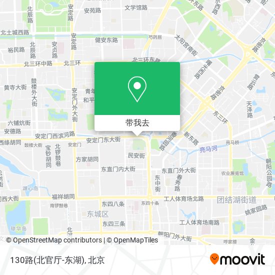 130路(北官厅-东湖)地图