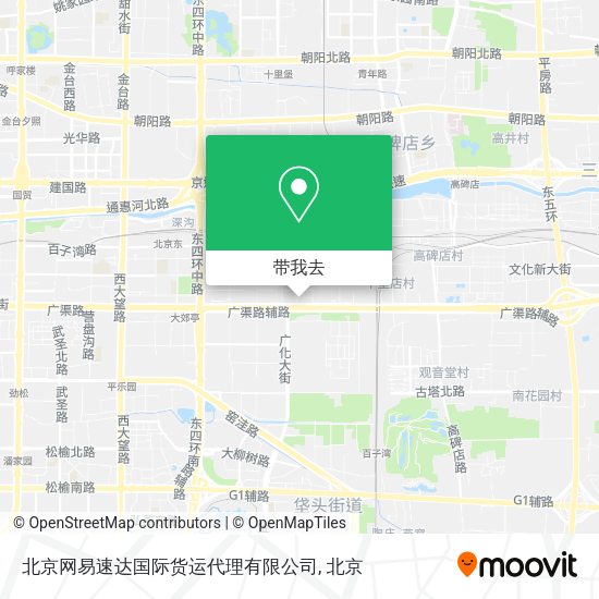 北京网易速达国际货运代理有限公司地图