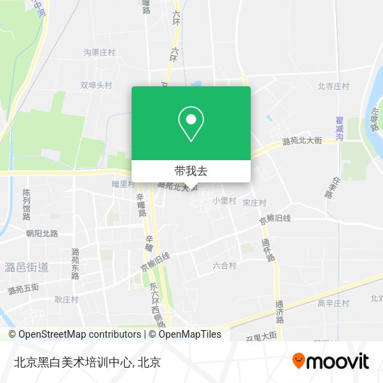 北京黑白美术培训中心地图