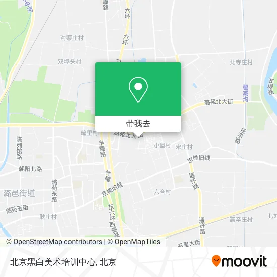 北京黑白美术培训中心地图