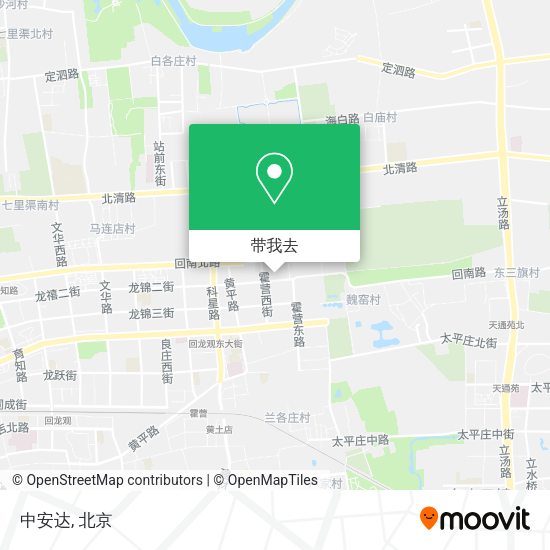 中安达地图