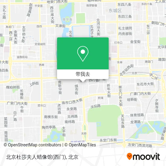 北京杜莎夫人蜡像馆(西门)地图