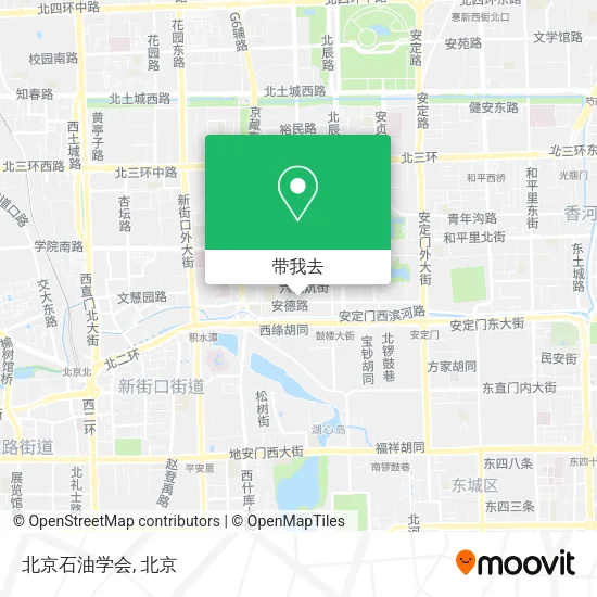 北京石油学会地图