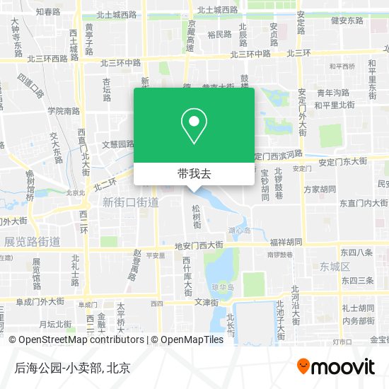 后海公园-小卖部地图