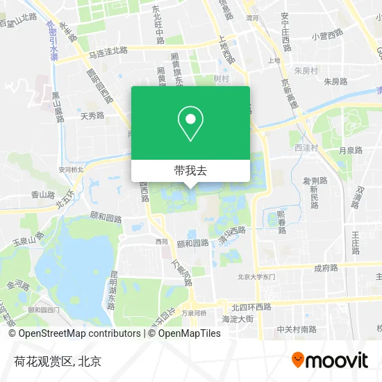 荷花观赏区地图