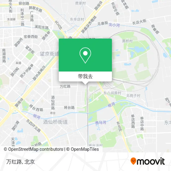 万红路地图