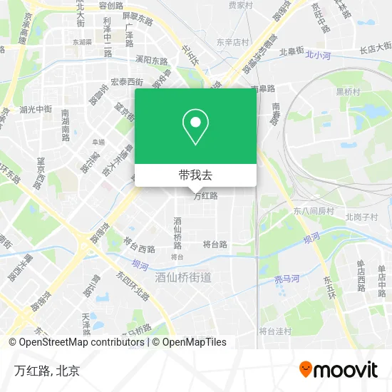 万红路地图