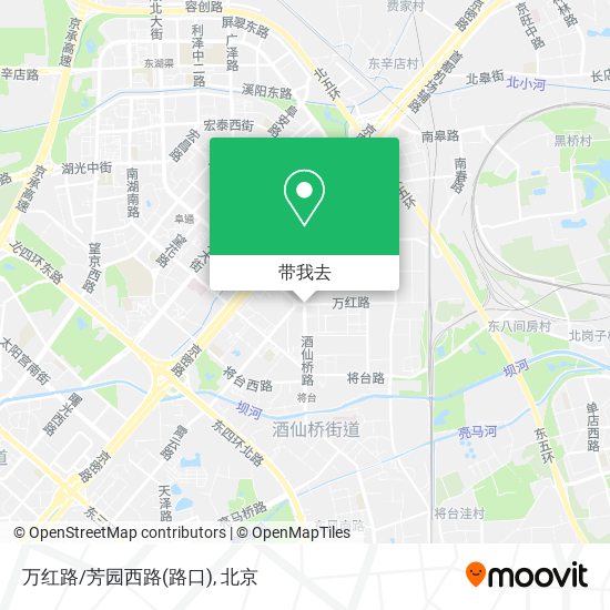 万红路/芳园西路(路口)地图