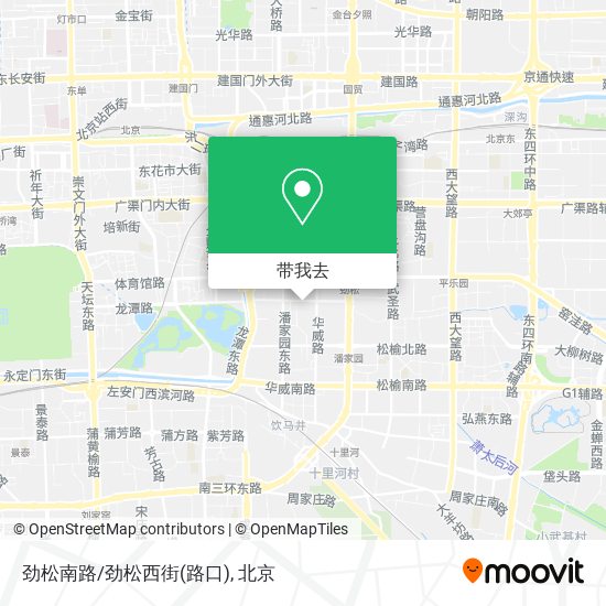 劲松南路/劲松西街(路口)地图